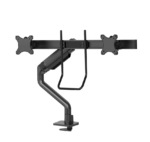 Brat dublu monitor Neomounts DS75S-950BL2; pentru display-uri cu diagonale 17"-32", sistem de prindere VESA 75x75~100x100, greutate maxima suportata 8 - per ecrankg, full motion, tilt 60°, swivel 90°, rotate 180°, distanta fata de perete 204-741mm; gas spring; culoare negru. Garantie 5 ani - Image 2
