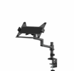 Suport laptop de birou Neomounts DS20-425BL1; pentru display-uri cu diagonale 11.6"-17.3", sistem de prindere VESA 75x75~100x100, greutate maxima suportata 5kg, tilt +90°, -30°, swivel 90°, rotate 360°, distanta fata de perete 162-494mm; inaltime reglabila manual 245-388mm; culoare negru. Garantie 5