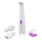 Body & bikini trimmer Remington Ultimate WPG4035, Wet & Dry, Acumulator, Accesoriu pentru ras, Perie exfoliere, Alb