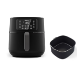 Friteuza cu aer cald Philips HD9285/93 seria 5000 XXL conectat, 16 in 1 functii de gatit, 7.2 l (1.4 kg), Tehnologie Rapid Air, Conectat la aplicatia HomeID, Controlul timpului: Pana la 60 de minute