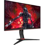 Monitor Gaming AOC Q27G2U/BK, 27", 2560 x 1440 pixeli, Black, Red, 3 ani Garantie - Image 2