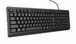Tastatura cu fir Trust, negru