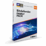 Licenta retail Bitdefender Family Pack - protectie anti-malwarecompleta pentru toata familia, disponibila pentru Windows, macOS, iOS si Android, valabila pentru 1 an, 15 dispozitive, new.
