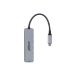DAHUA 5 IN 1 USB 3.1 TYPE-C TO HDMI Docking station, intrare: USB Type- C, Iesire: 3 x USB 3.0, 1 x HDMI, 1 x PD, Dimensiuni:101.0 mm × 28.0 mm × 10.0 mm, Greutate: 40g.