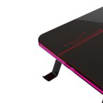 Birou electric Serioux Carbon Pro RGB, reglabil pe inălțime, Dimensiuni blat 1400mm x 700mm, Orientare Cadru: Rectangular, Greutate maxima: 60 kg, Interval de inălțime: 730~ 1210 mm, Segmente coloană: coloană în două etape - Image 7