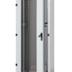 Rack de podea 19 Triton 22U 600x600mm usa fata sticla panouri laterale/spate detasabile sectiuni pentru ventilatie activa, sectiuni acces cabluri sus/jos/spate IP20 gri