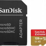 Card de Memorie MicroSDXC SanDisk, 128GB, UHS-I, Class 10, 80MB/s + Adaptor