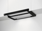 Hota telescopica incorporabila; Seria 300; 60 cm; 1 motor; 3 viteze; 2 filtre de aluminiu lavabile;  Putere de absorbtie - 600 mc/h; Negru