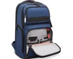 Lenovo ThinkPad Executive 16" Backpack, 22L capacity, 36.2 x 25.3 x 2.2 cm, 1.8kg, Outside Fabric Material: polyester 88%, leather 12%, Navy - Image 3