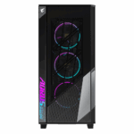 Carcasa GIGABYTE Aorus C500 Glass Mid Tower NEGRU - Image 4