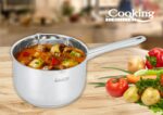 CASEROLA INOX  20x12.5 CM, 3.6 L, COOKING BY HEINNER - Image 3