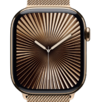 Apple Watch Series 10 Cellular 46mm Natural Titanium Case with Natural Milanese Loop - S/M