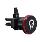 Suport auto magnetic SPACER pt. SmartPhone, fixare in ventilatie prin CLIPS, Magnetic, 4 SuperMagneti N50, rotire 360 grade, negru - Image 2