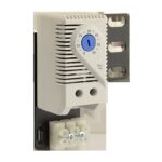Termostat analogic pentru ventilatoare rack, 0 - 60 grade, 10A, alb, cu sistem de prindere inclus - DATEUP
