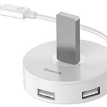 Hub extern Baseus Airjoy 10 cm, alb