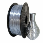 CREALITY PLA 3D Printer Filament, silk silver, Printing temperature: 190-220, Filament diameter: 1.75mm, Tensile strength: 60MPa, Size of filament wheel: Diameter 200mm, height 66mm, hole diameter 56mm. Utilizare: pana la 6 luni de la deschiderea ambalajului.