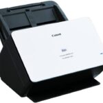 Scanner Canon ScanFront400, dimensiune A4, tip sheetfed, viteza de scanare 45ppm alb-negru si color, rezolutie optica 600dpi, senzor CIS, TIFF, JPEG, PNG, PDF, PDF/A, Toolkit pentru aplicaţii Web (SDK)1 pentru instrumentul de administrare ScanFront interfata: USB 2.0, ADF 60 coli, Duplex, volum de