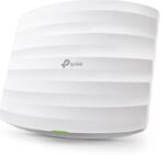 "AC1350 Ceiling Mount Dual-Band Wi-Fi Access Point PORT: 1× Gigabit RJ45 Port SPEED: 450 Mbps at 2.4 GHz + 867 Mbps at 5 GHz FEATURE: 802.3af PoE and Passive PoE (Power Adapter is not included), 3× Internal Antennas, Mesh, Seamless Roaming, MU-MIMO, Band Steering, Beamforming, Load Balance, Airtime
