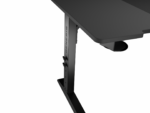 Birou gaming Genesis Holm Modular 160, material lemn/metal, reglabil pe inaltime 70 - 90 cm, iluminare RGB, management cabluri, negru - Image 19