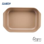 TAVA INALTA CUPTOR DIN ALUMINIU TURNAT + CAPAC 39 x 26 x 8.5 CM,  6 L, NICOLAI TAND, ORIGINI, COOKING BY HEINNER - Image 3