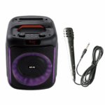 Boxa portabila Akai Bluetooth 5.0, putere RMS 50W, puterea de emisie a canalului Bluetooth 2dbm, frecvența radio FM: 87,5-108MHZ, Frecvența radio FM: 87,5-108MHZ, raspuns in frecventa 55Hz-20KHz, sursa de alimentare: 5V/1A, baterie: 7,4 V, 1500 mAh, difuzoare dimensiune 6,5 inch*1, timp de incarcare - Image 3