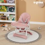 Scaun de masa 2 in 1, pliabil, roz, U-Grow - Image 6