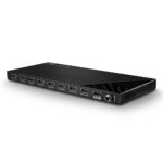 Splitter Lindy 8 Port HDMI 2.0, latime de banda suportata 18Gbps, rezolutie maxima 3840x2160@60Hz 4:4:4 8bit, negru