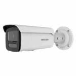 Camera de supraveghere IP Bullet 8MP Hikvision DS-2CD2T83G2- LIS2U/SL(2.8MM), lentila fixa 2.8mm, iluminare min: Color: 0.005 Lux @ (F1.6, AGC ON),B/W: 0 Lux cu IR 60m, microfon incorporat, difuzor incorporat, interfata audio: 1/1, alarma: 1/1, slot card de memorie: microSD/microSDHC/microSDXC maxim