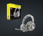 Casti Gaming Head-band CORSAIR VIRTUOSO MAX WIRELESS, Fara Fir, noise-canceling, Argintiu