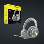 Casti Gaming Head-band CORSAIR VIRTUOSO MAX WIRELESS, Fara Fir, noise-canceling, Argintiu