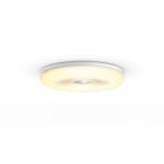 Plafoniera LED Philips Hue Struana, Bluetooth, 22W (204W), 2550 lm ,lumina alba (2200-6500K), IP44, 36cm, Alb, Intrerupator cu variatorinclus