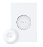 TP-LINK TAPO S200D intrerupator inteligent cu baza(NECESITA HUB TAPO), Standarde și Protocoale: 868Mhz / 922MHz, Cerințe de sistem: iOS 10+, Android 5.0+, 86 × 86 × 23.7 mm, alimentare: Baterie CR2032.