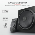 Sistem audio Trust Yuri 2.1, 60W, negru - Image 4