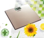Cantar de baie Heinner HBS-180SSGD, 180kg, platforma din inox colorat, 30 x 30 cm, display LCD, baterii 2 x 1.5V AAA, gold - Image 2