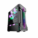 Carcasa PRO GAMING ZERG, RGB, Mid Tower, Black