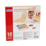 PUZZLE DIN LEMN CU MASINI, 12 PIESE, MOMKI - Image 3