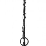 Pendul tip felinar pentru iluminat exterior Philips Creek, 1xE27, max60W, IP44, 820x175mm, Negru