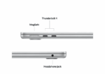 MacBook Air 13.6" Retina/Apple M4 (CPU 10-core, GPU 10-core, Neural Engine16-core)/24GB/512GB - Silver - INT KB (2025) - Image 3