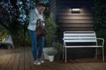 Aplica LED pentru exterior cu senzor de miscare Philips Bustan ,2x4.5W(70W), 1000 lm, lumina calda (2700K), dimabila, IP44, 78x220x92mm,Antracit - Image 4