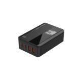 Incarcator retea Serioux 100W GAN Quick Charge, Intrare: 100-240V~ 50/60Hz 2.5A Max , C1 Ieșire: 5V/3A, 9V/3A, 12V/3A, 15V/3A, 20V/5A 100W Max , PPS:3.3-21V/5A, C2 Ieșire: 5V/3A, 9V/3A, 12V/3A, 15V/3A, 20V/5A 100W Max, PPS:3.3-21V/5A, A1 Ieșire: 5V/3A, 9V/3A, 12V/2.5A, 20V/1.5A 30W Max, A2 Ieșire - Image 2