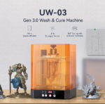 Creality masina de spalat si intarire modele 3D rasina UV, UW-03, timp spalare/intarire: 5-30 min , rand dublu de lampi cu lumina ultraviolet, platorma rotative 360°, dimensiuni maxime spalare:210*160*200mm, dimensiuni maxime uscare si intarire: 215*165*300mm, putere 60W, 2 trepte de viteza - Image 4