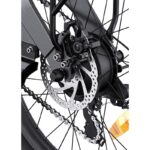 Bicicleta electrica pliabila Ulzomo Ridge 20 E-bike, 250W, 36V 15.6Ah, autonomie 60km, viteza maxima 25km/h, Gray, 20'' - Image 6