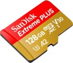 Card de Memorie MicroSDXC SanDisk Extreme PLUS, 128GB, Clasa 10, R/W speed: up to 100MB/s/ 90MB/s, include adaptor SD (pentru telefon)