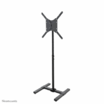 Stand podea mobil/fix Neomounts NS-FS100BLACK; pentru display-uri cu diagonale 10"-55", sistem de prindere VESA 75x75~400x400, greutate maxima suportata 20kg, tilt +30°, rotate 6°, inaltime reglabila manual 750-1240mm; management cabluri, 1 stalp; dimensiuni 502x454x1240; culoare negru. Garantie 5 - Image 3