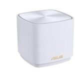 Asus dual-band large home Mesh ZENwifi system, XD4 PLUS 1 pack; white, AX1800 , 1201 Mbps+ 574 Mbps, 128 MB Flash, 256 MB RAM ; IEEE 802.11a, IEEE 802.11b, IEEE 802.11g, WiFi 4 (802.11n), WiFi 5 (802.11ac), WiFi 6 (802.11ax), IPv4, IPv6, 2 x antene interne, MIMO technology, Dual Band,