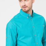 CAMASA CASUAL BARBATI TURQOISE XL