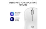 Mouse Wireless Logitech MK240 Silent Wireless, 1000 DPI, Alb - Image 4