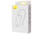 Docking Station Baseus Lite, conectare PC USB Type-C, USB 3.0 x 3, USB Type C x 1 PD 20V/5A, HDMI x 1/4K/30Hz, alb - Image 3