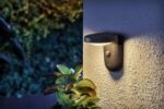 Aplica LED solara pentru exterior cu senzor de lumina si miscare Philips Tyla, 1.2W, 4V, 255 lm, lumina calda (3000K), IP44, 188x158x184mm, Antracit - Image 3