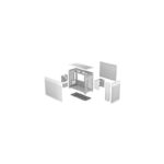 Carcasa ASUS Prime AP201 MicroATX, Mini Tower, White - Image 4